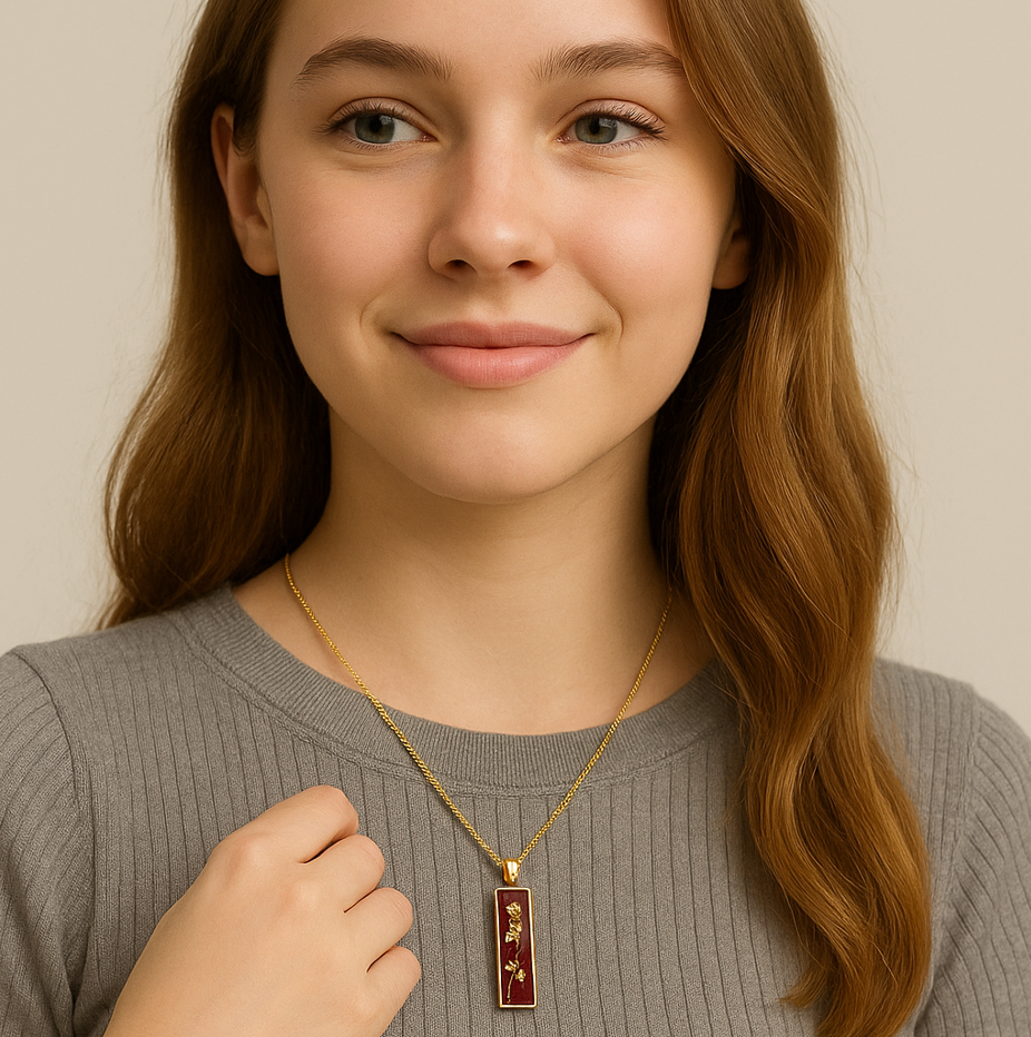 FLO's Crimson Grace Queen Lace Pendant
