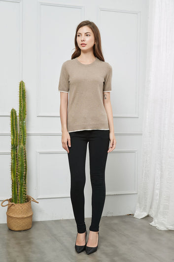 Women's Baby Cashmere CrewNeck Tee Sweater