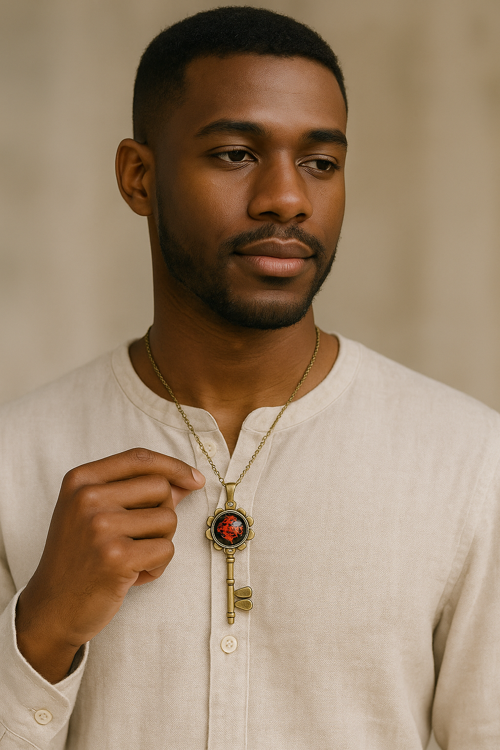 FLO's Dainty Cue Real Dried Flower Necklace