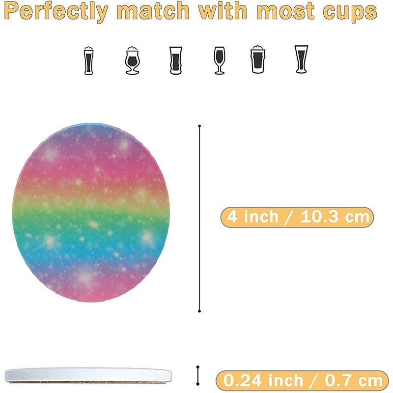 FLO's Rainbow Aura Coaster