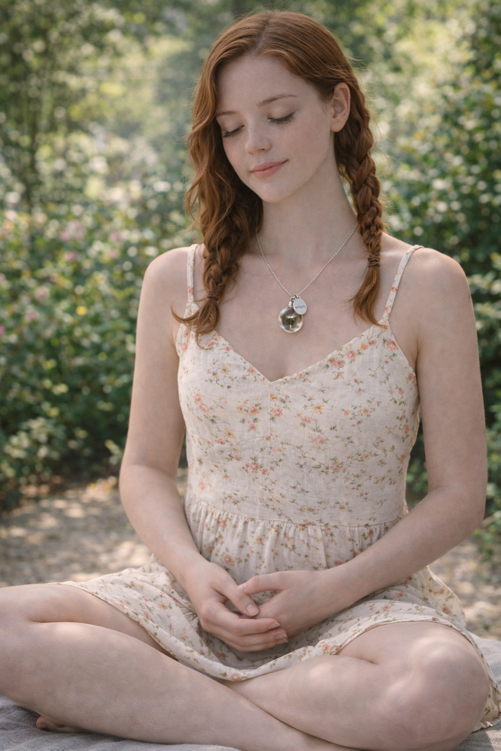 FLO’s MoonWish Dandelion Orb Pendant