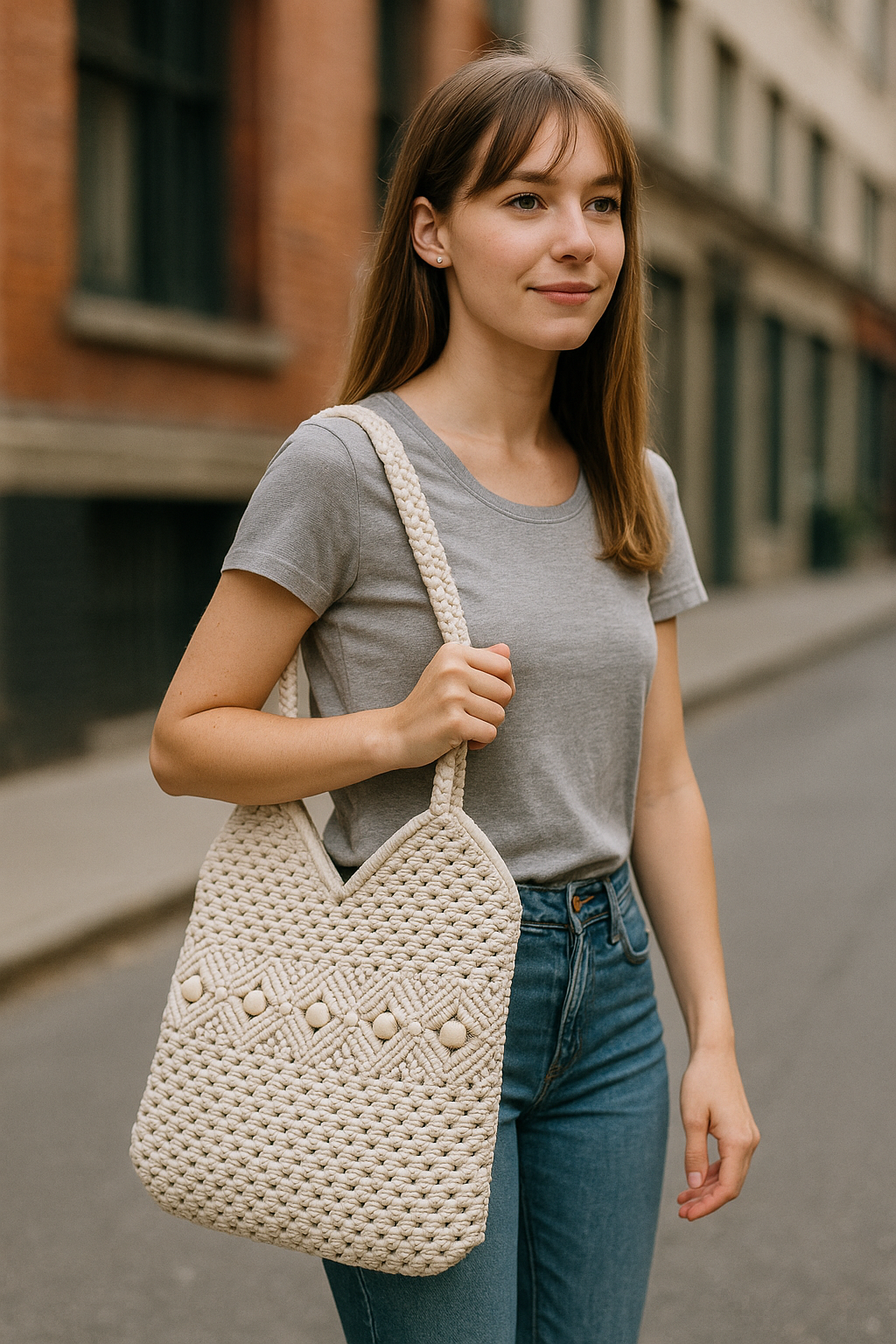 FLO's Sandshell Crochet Tote