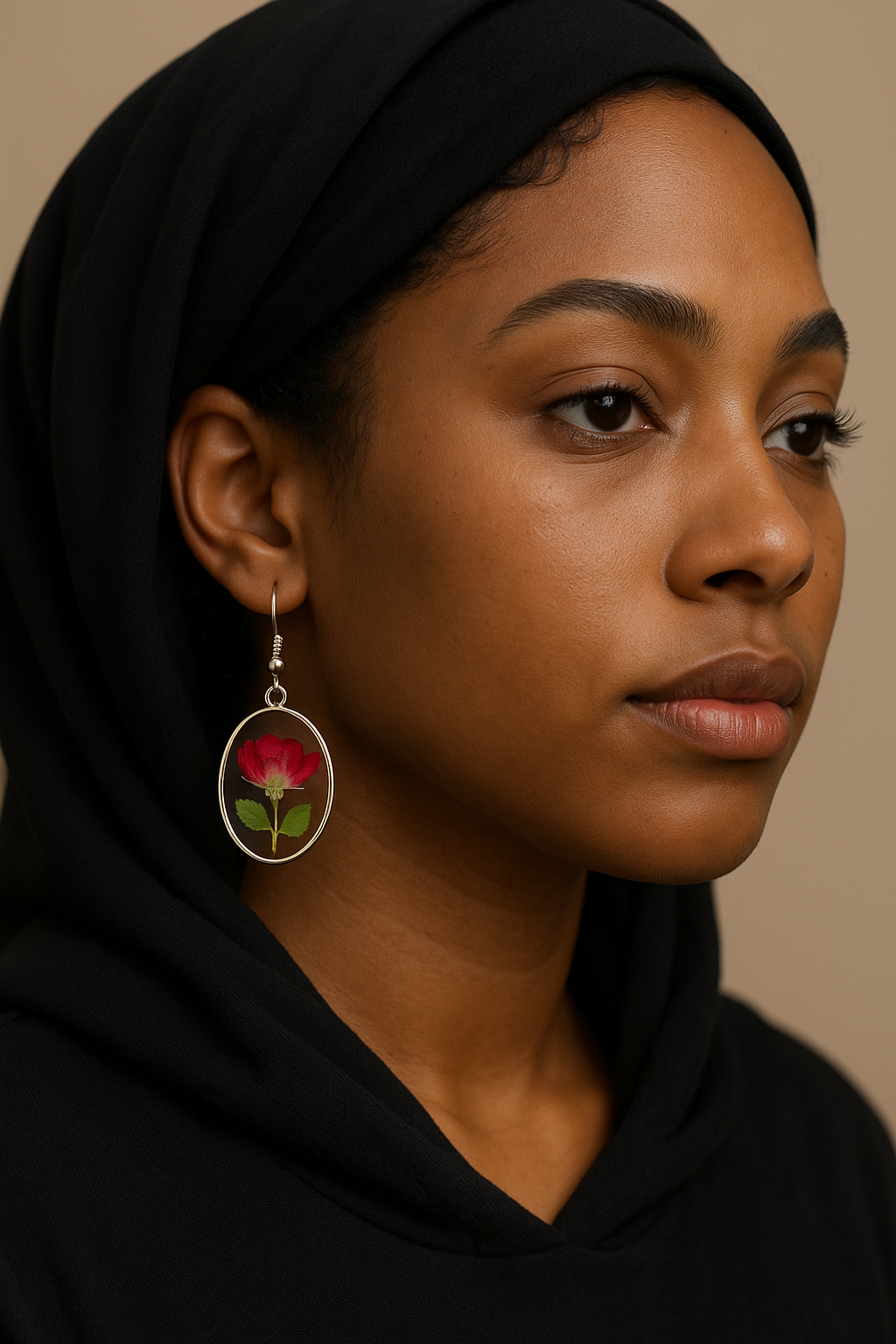 FLO's Blooming Rose Drop Earrings