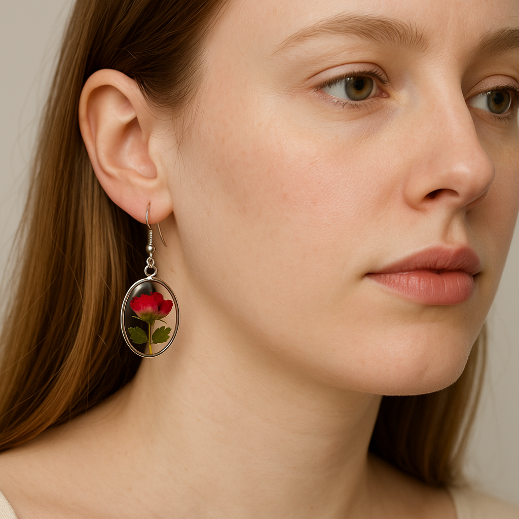 FLO's Blooming Rose Drop Earrings