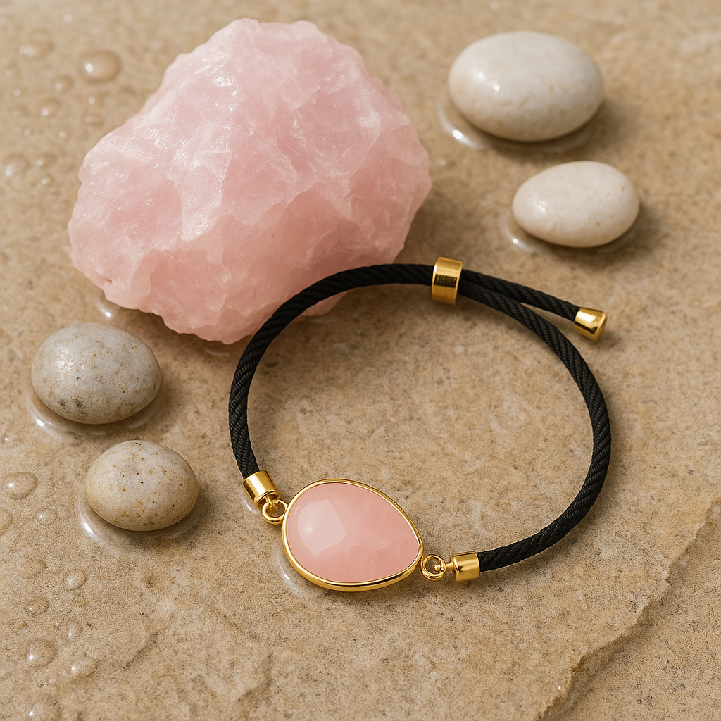 FLO's Rose Quartz Elegance Bracelet