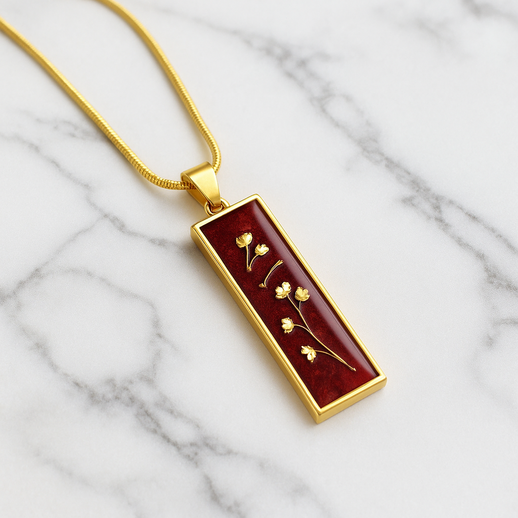 FLO's Crimson Grace Queen Lace Pendant