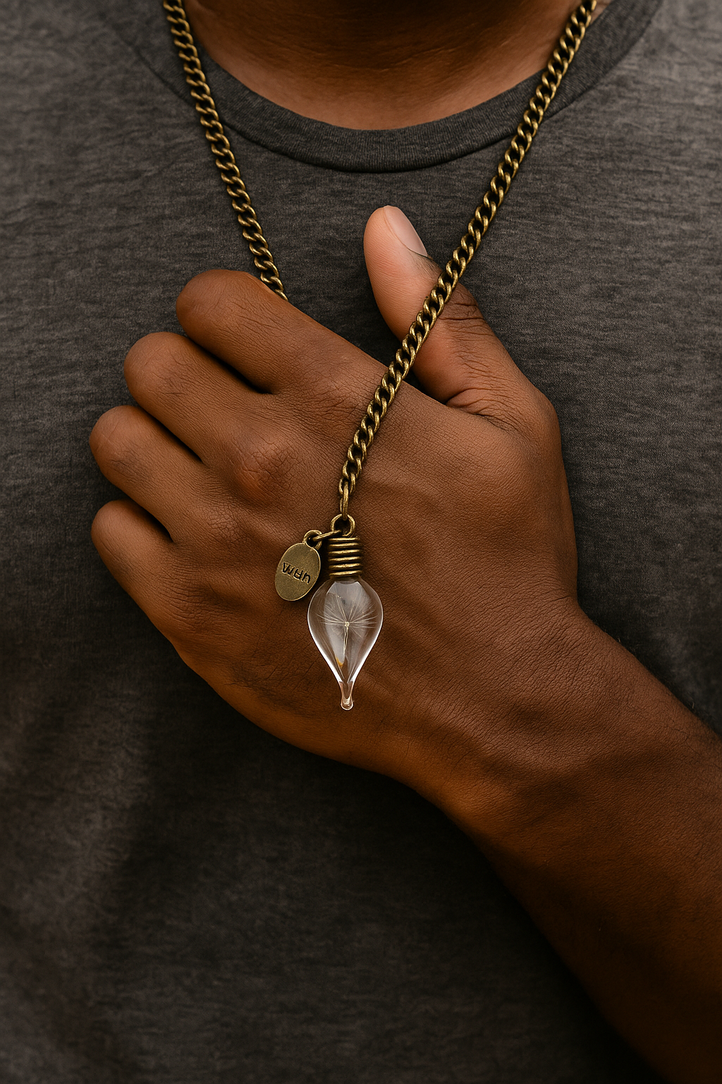 FLO's Wishful Glow Dandelion Pendant