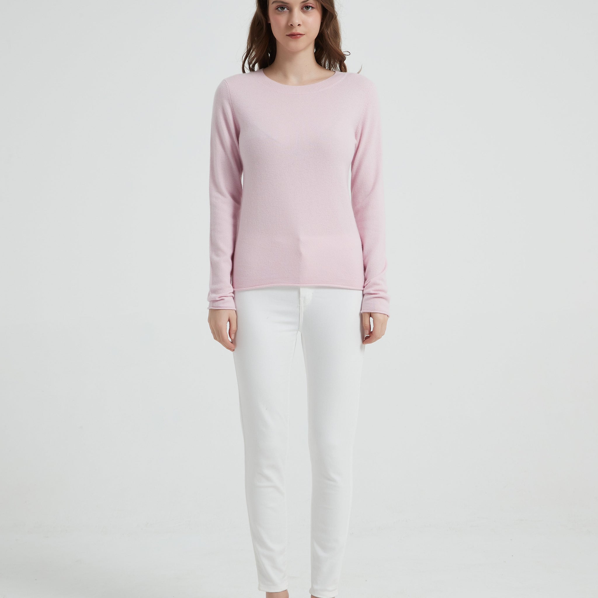 Women's Baby Cashmere Crew neck Sweater