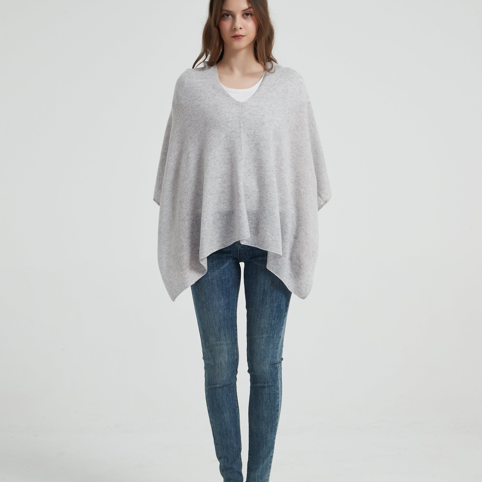 Women's Grade-A Cashmere Poncho