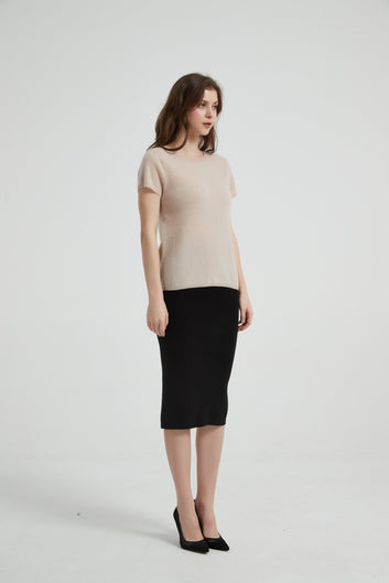 Women's Grade-A Cashmere Tee Sweater