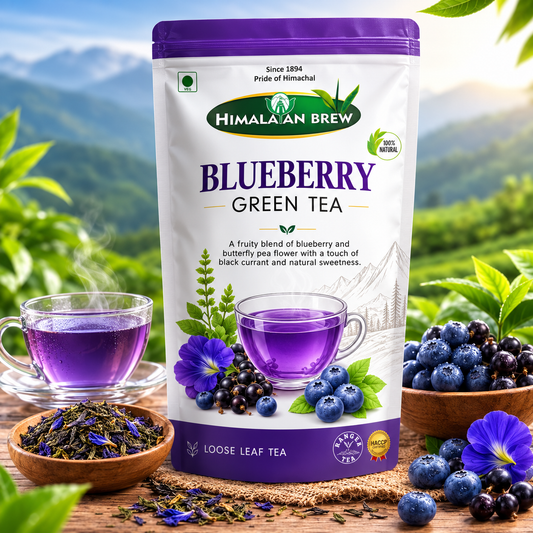 Blueberry Green Tea