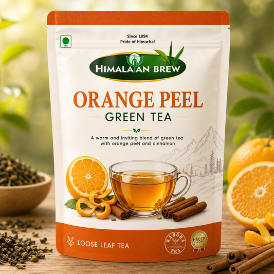 Orange Peel Green Tea