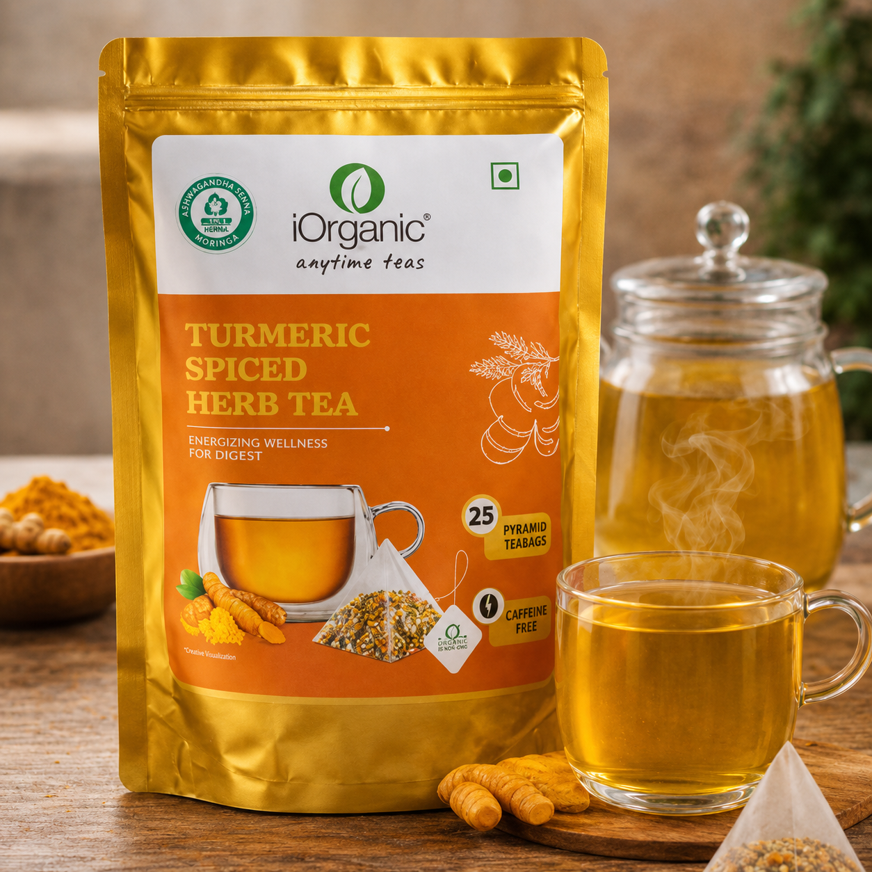 Turmeric Spice Wellness Tea Bags