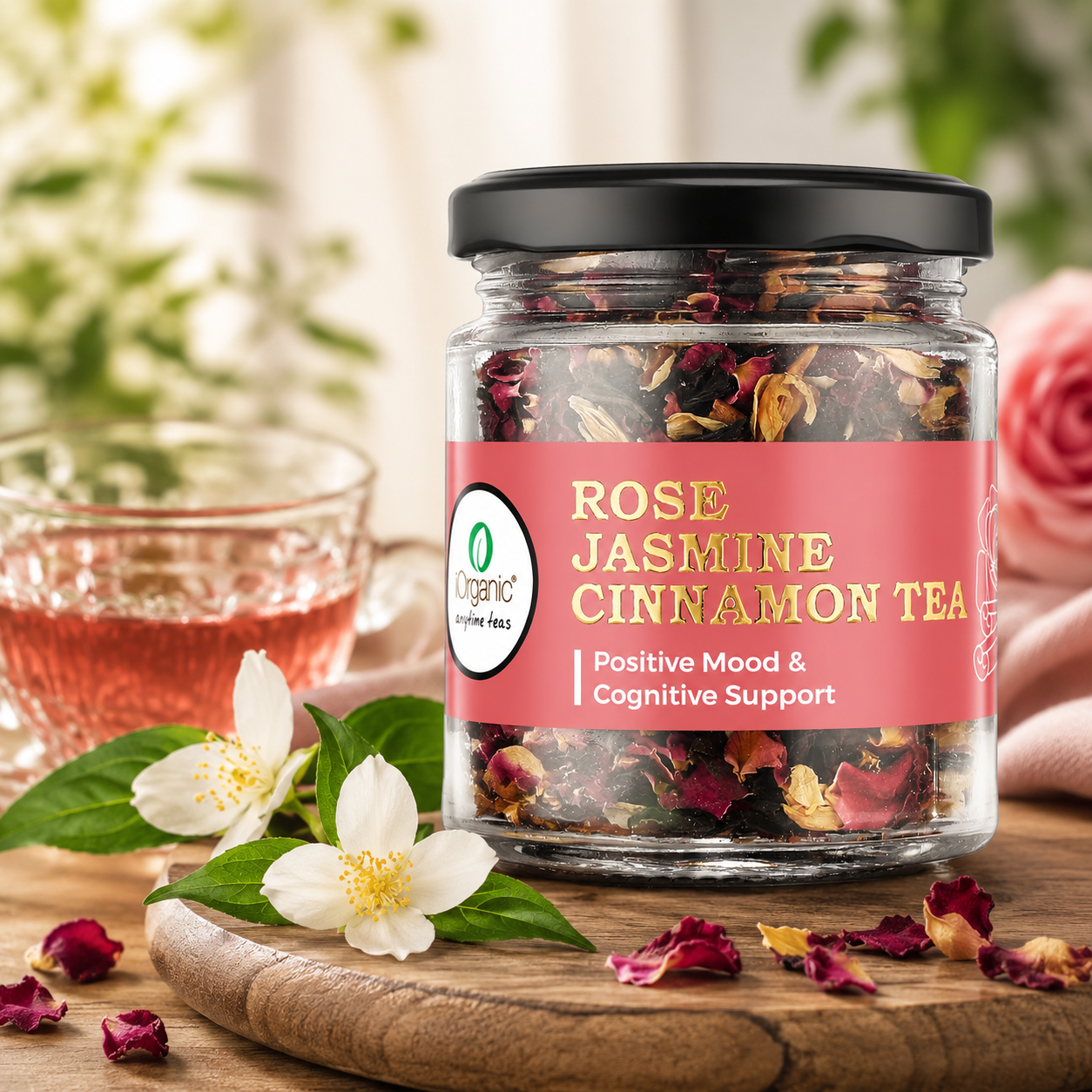 Rose Jasmine Cinnamon Tea