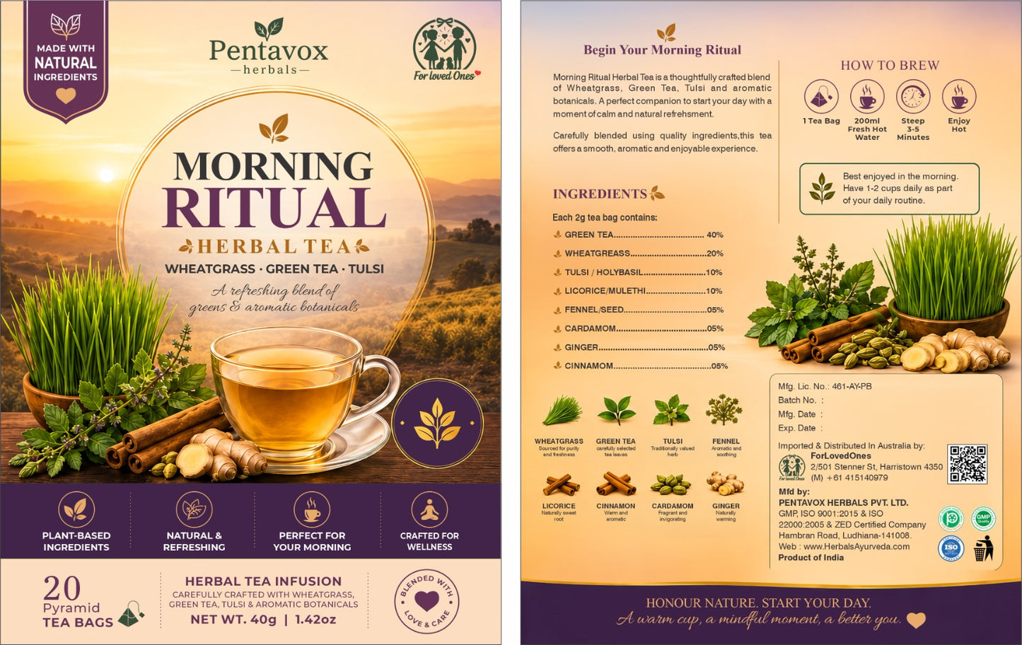 Morning Ritual Herbal Tea