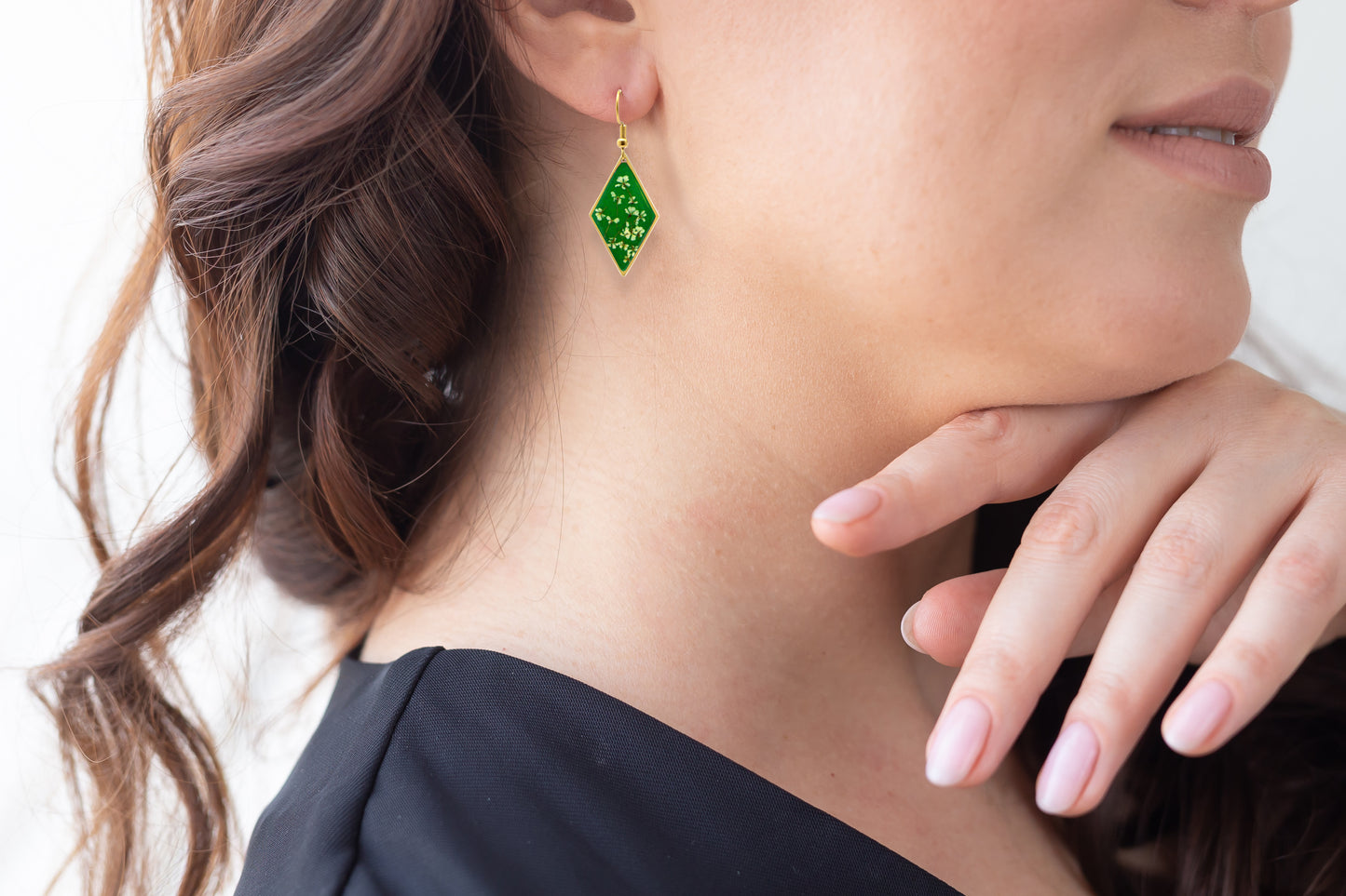 FLO's Emerald Harmony Earrings