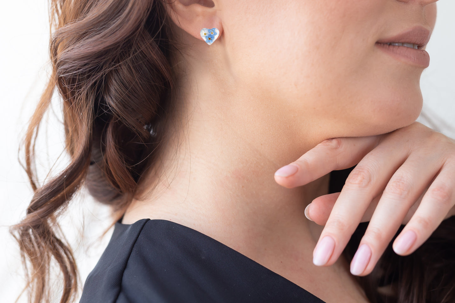 FLO's Heartfelt Forget-Me-Not Earrings