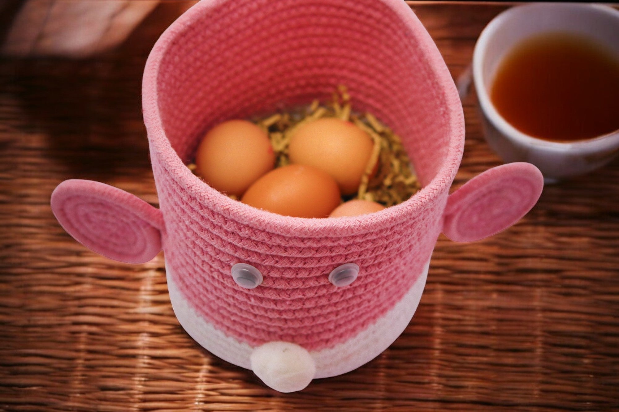 Bunny-Themed Baby Girl Announcement Boxes
