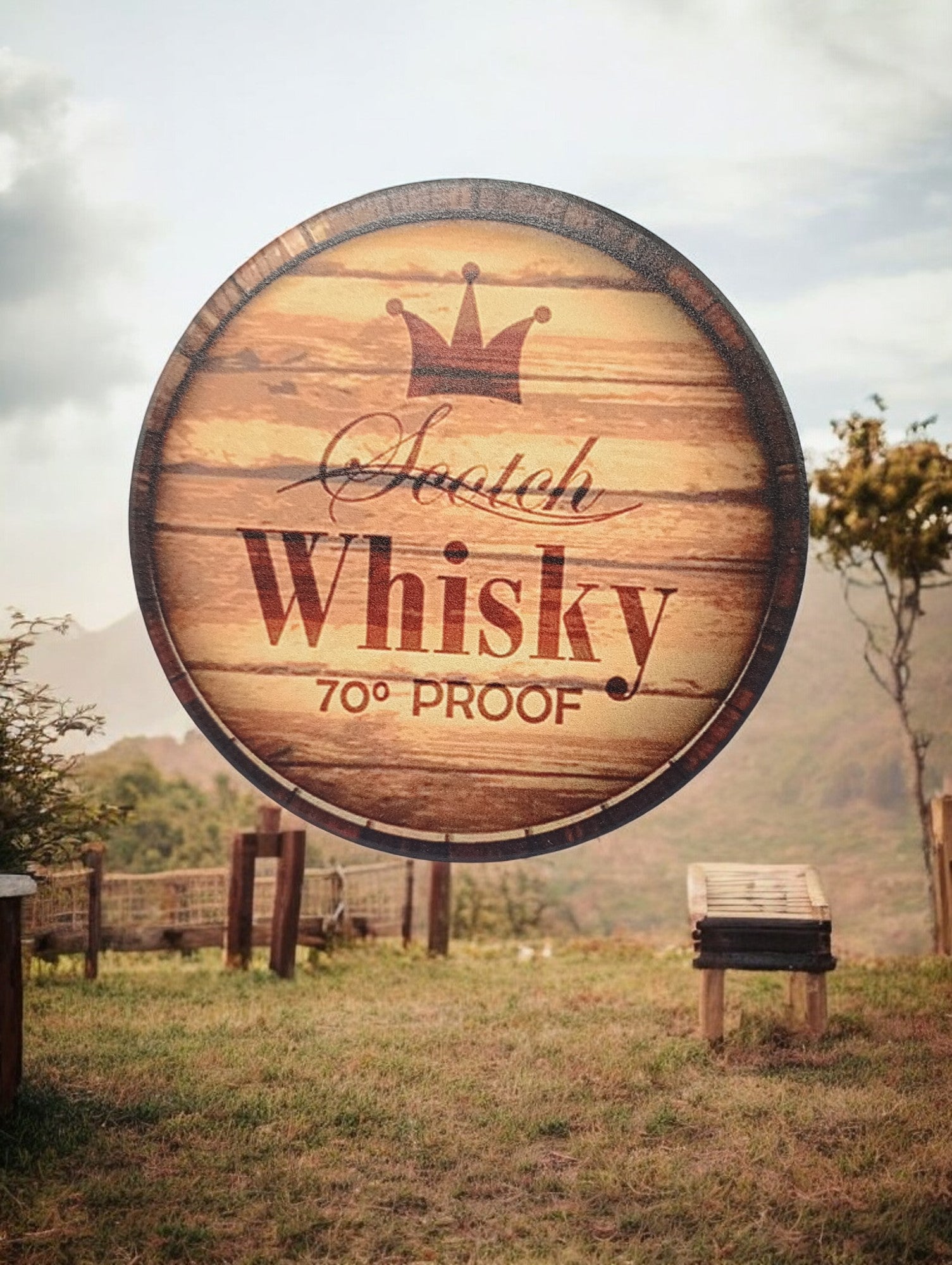 FLO's Rustic Whisky Coaster