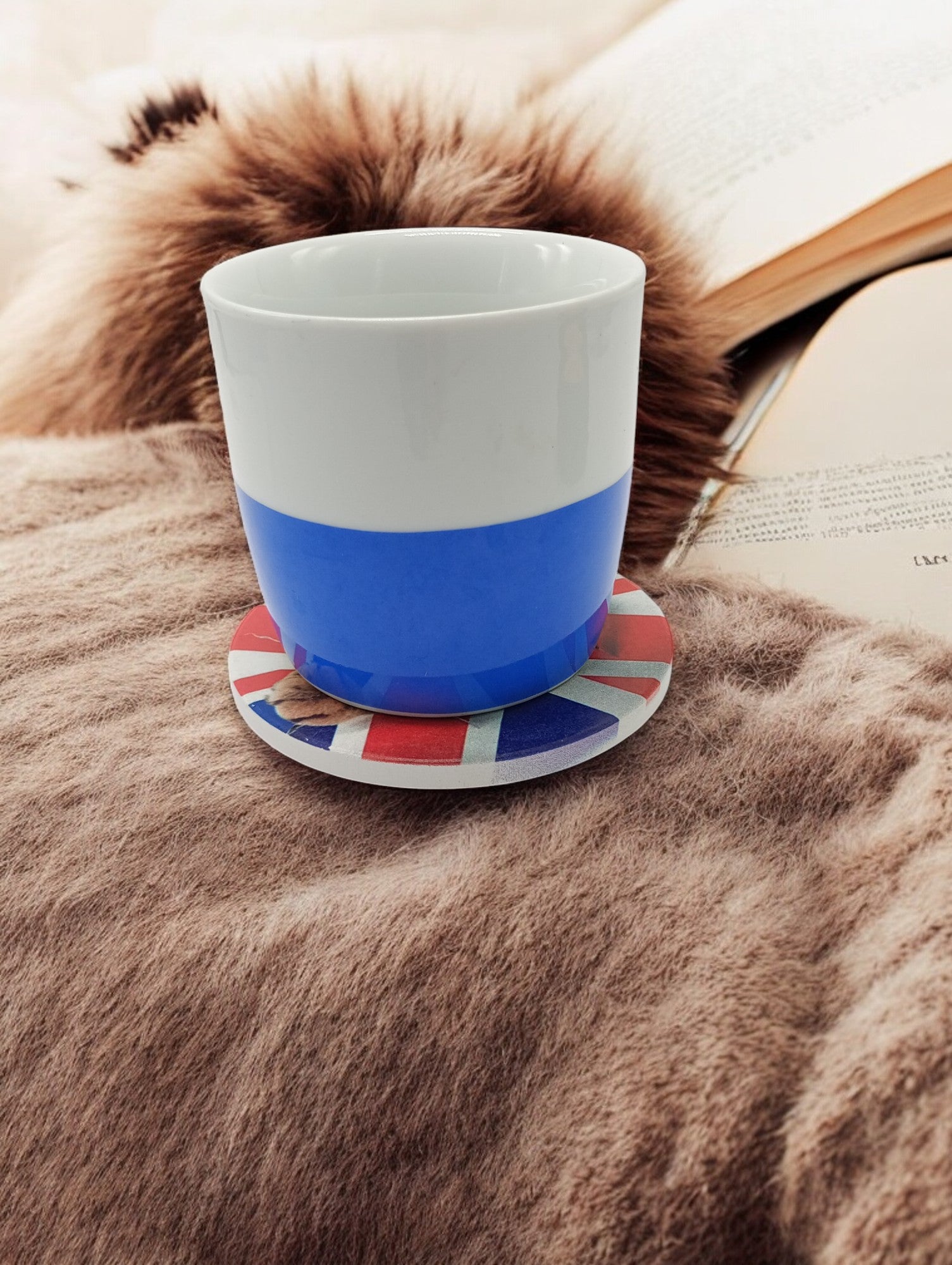 FLO's British Cat Love Coaster