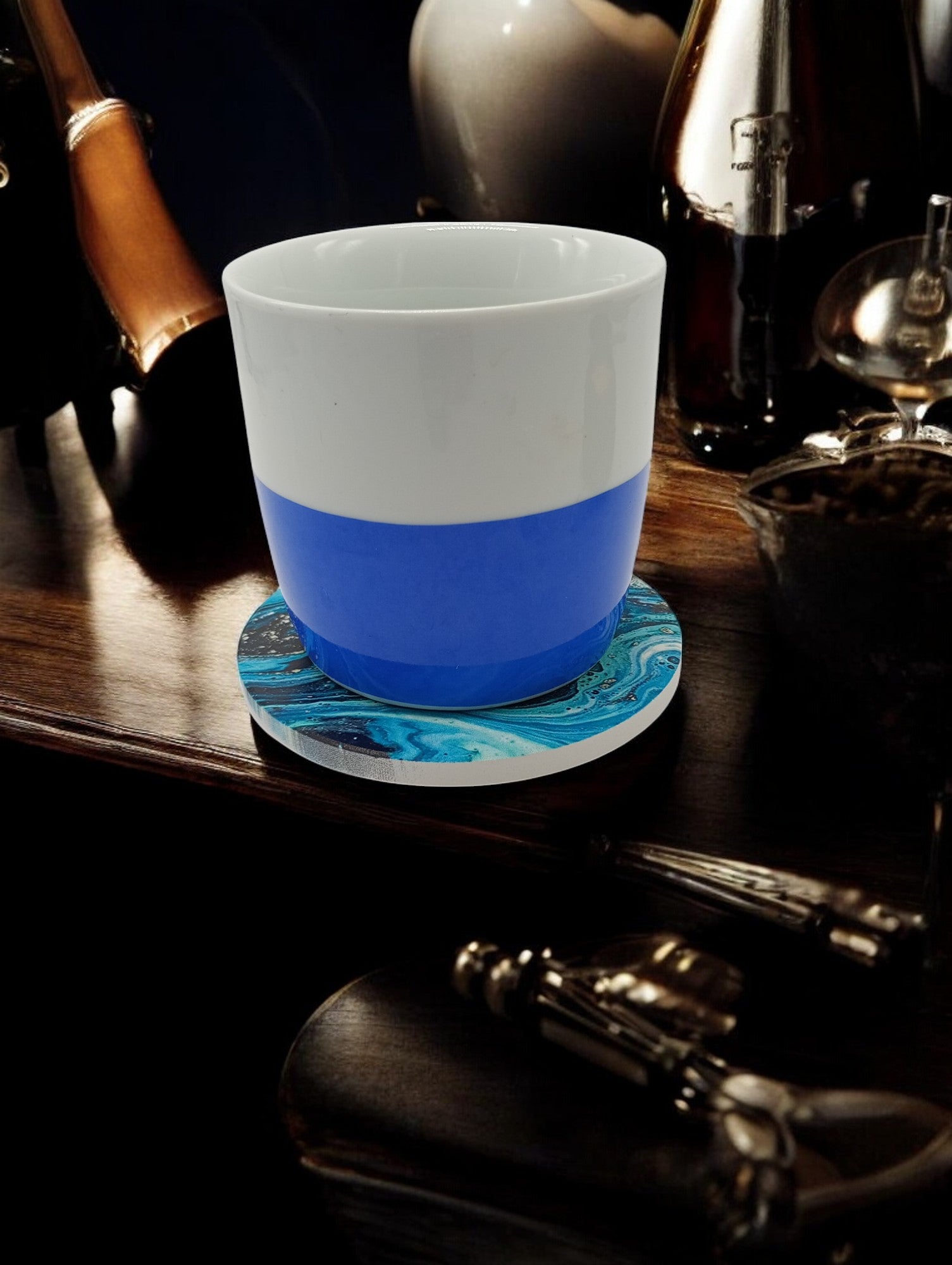 FLO'S Ocean Swirl Coaster