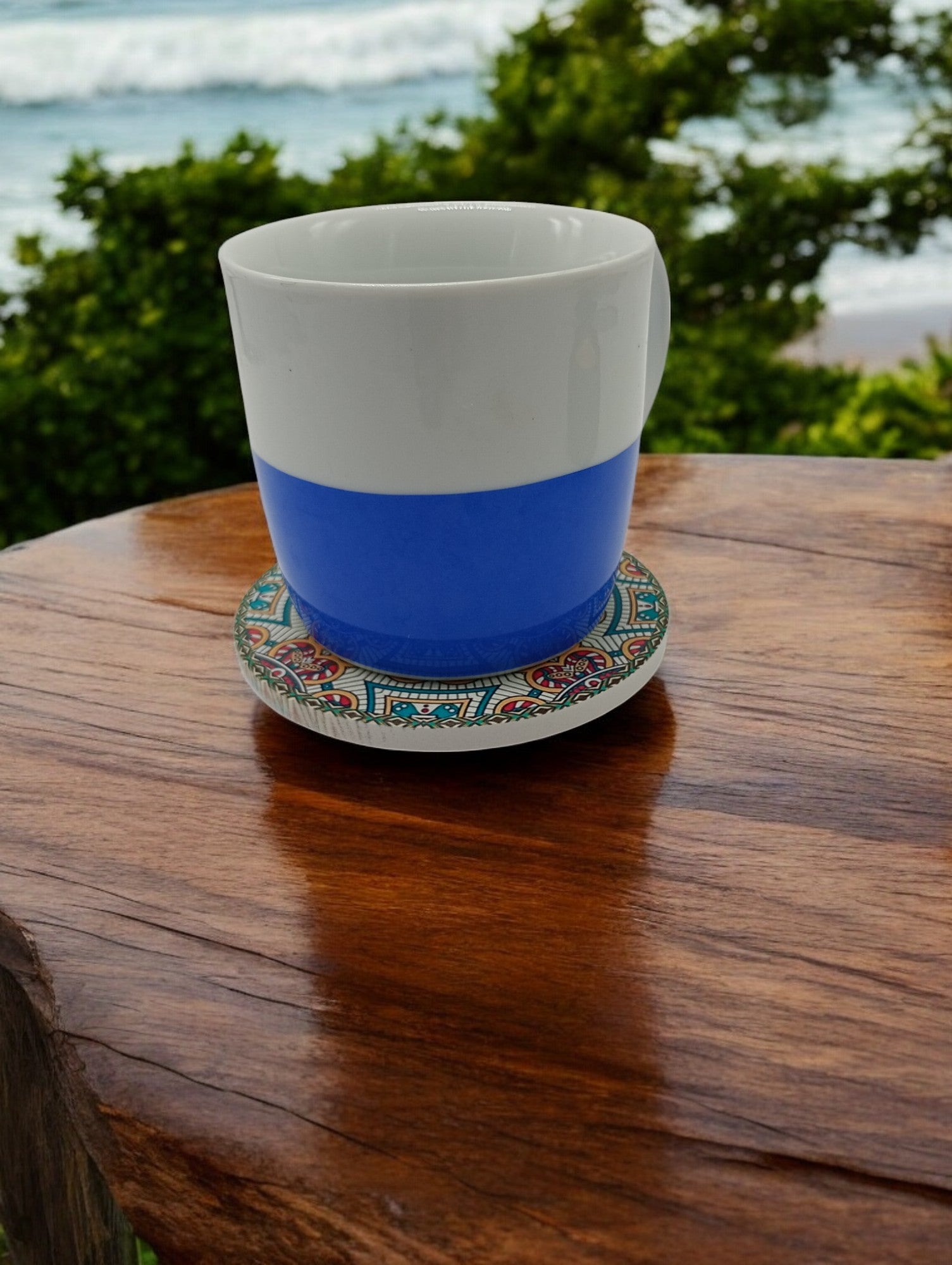 FLO's Earthy Mandala Coaster