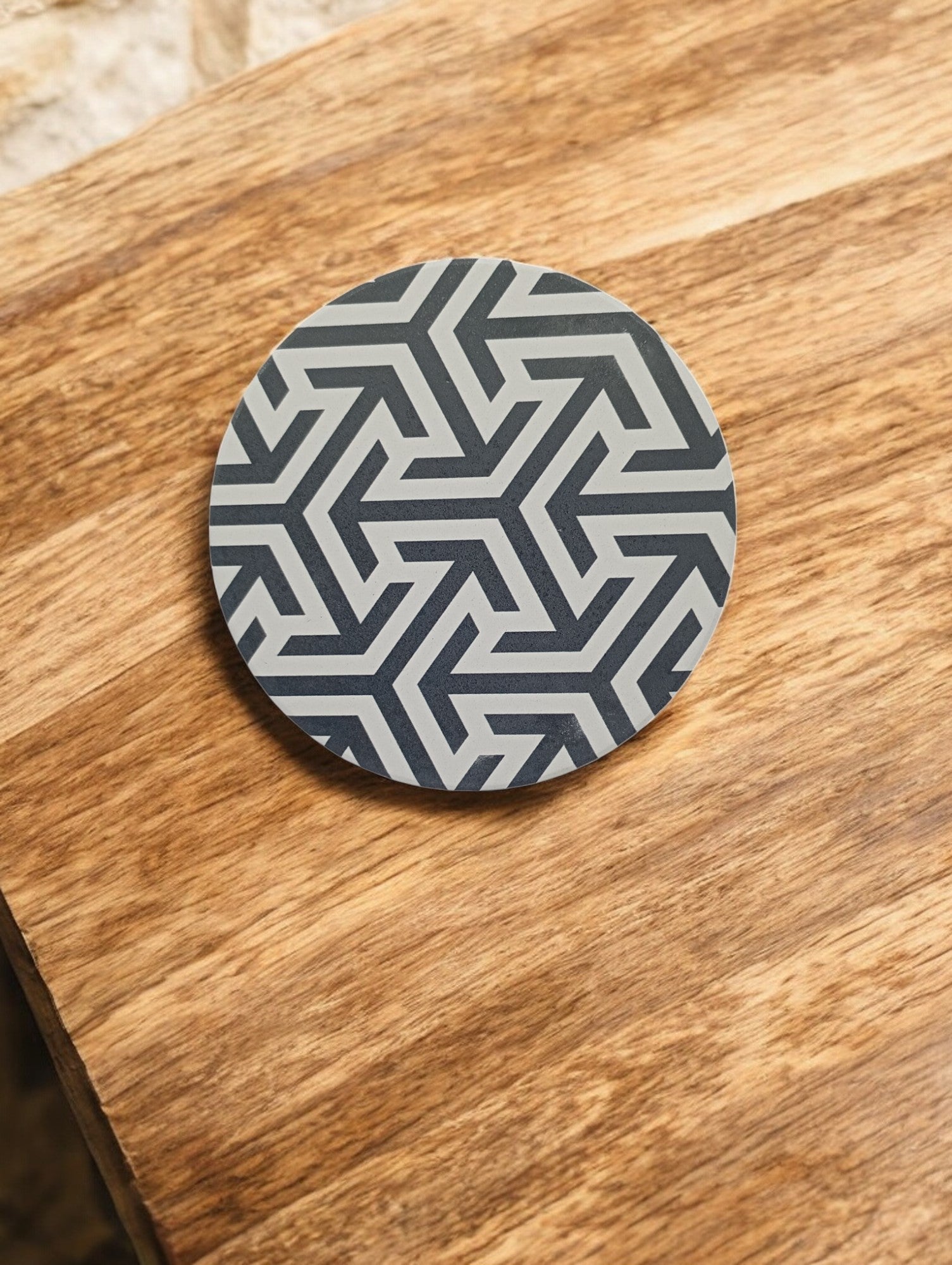 FLO'S Geometric Charm Coaster