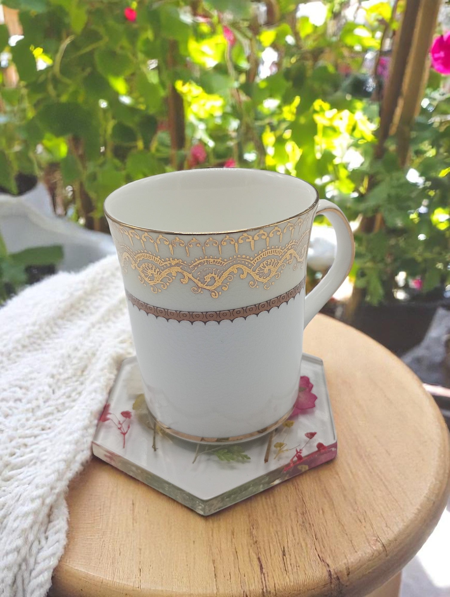 FLO's Floral Vintage Blossom Mix Coaster