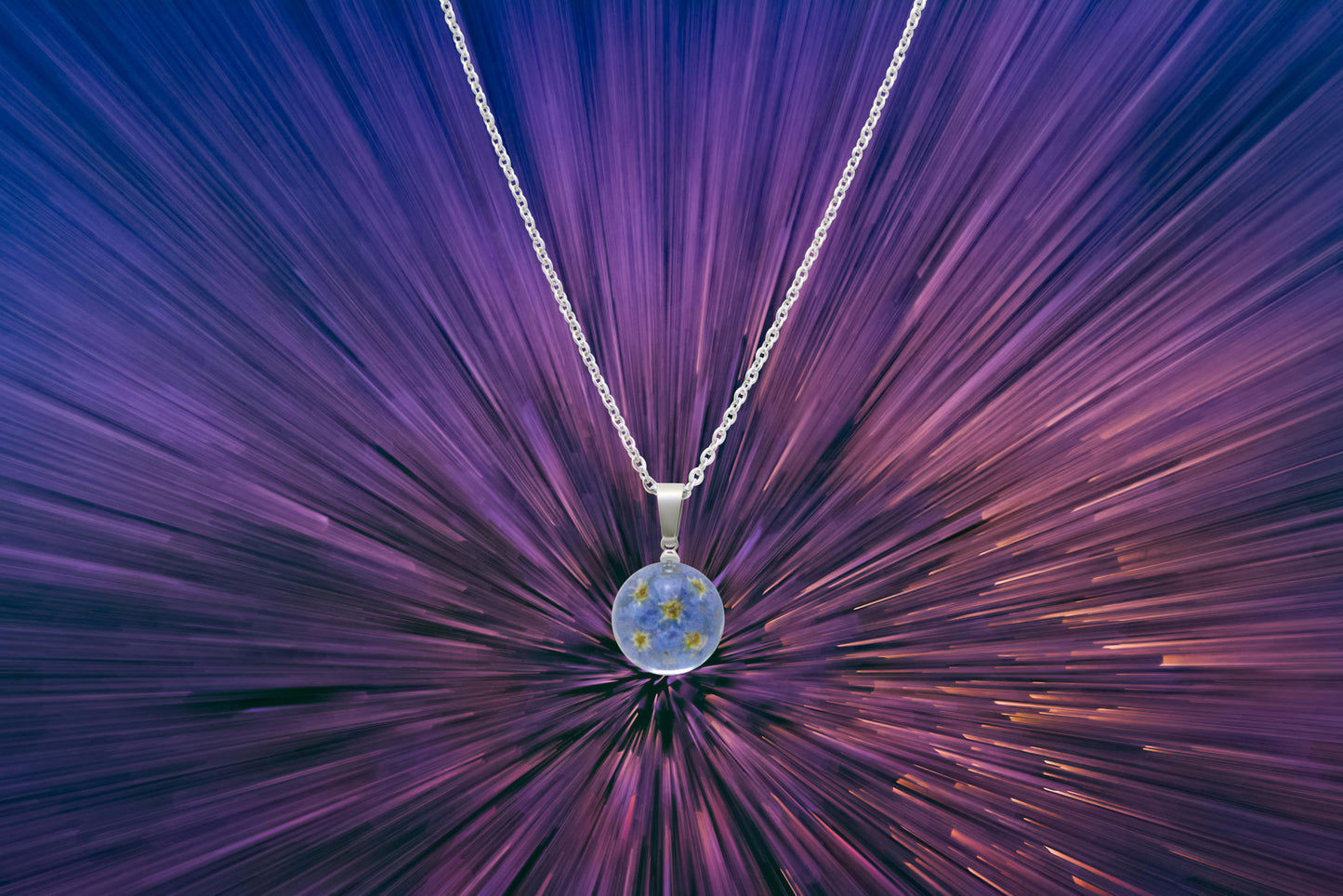 FLO's Eternal Bloom Forget-Me-Not Pendant