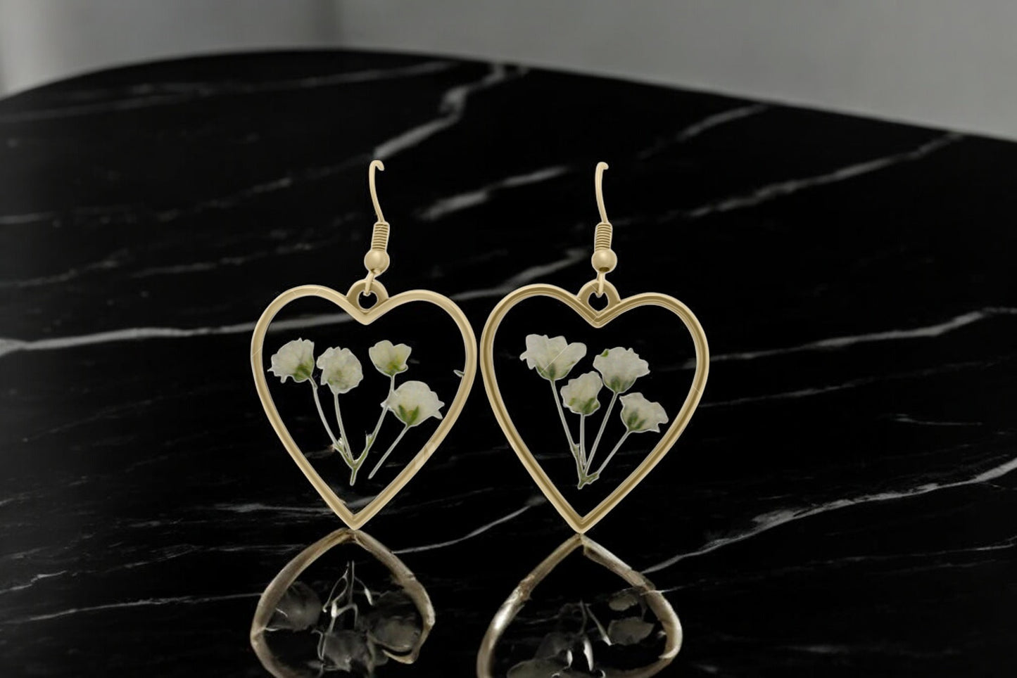 FLO's Eternal Bloom Heart Earrings