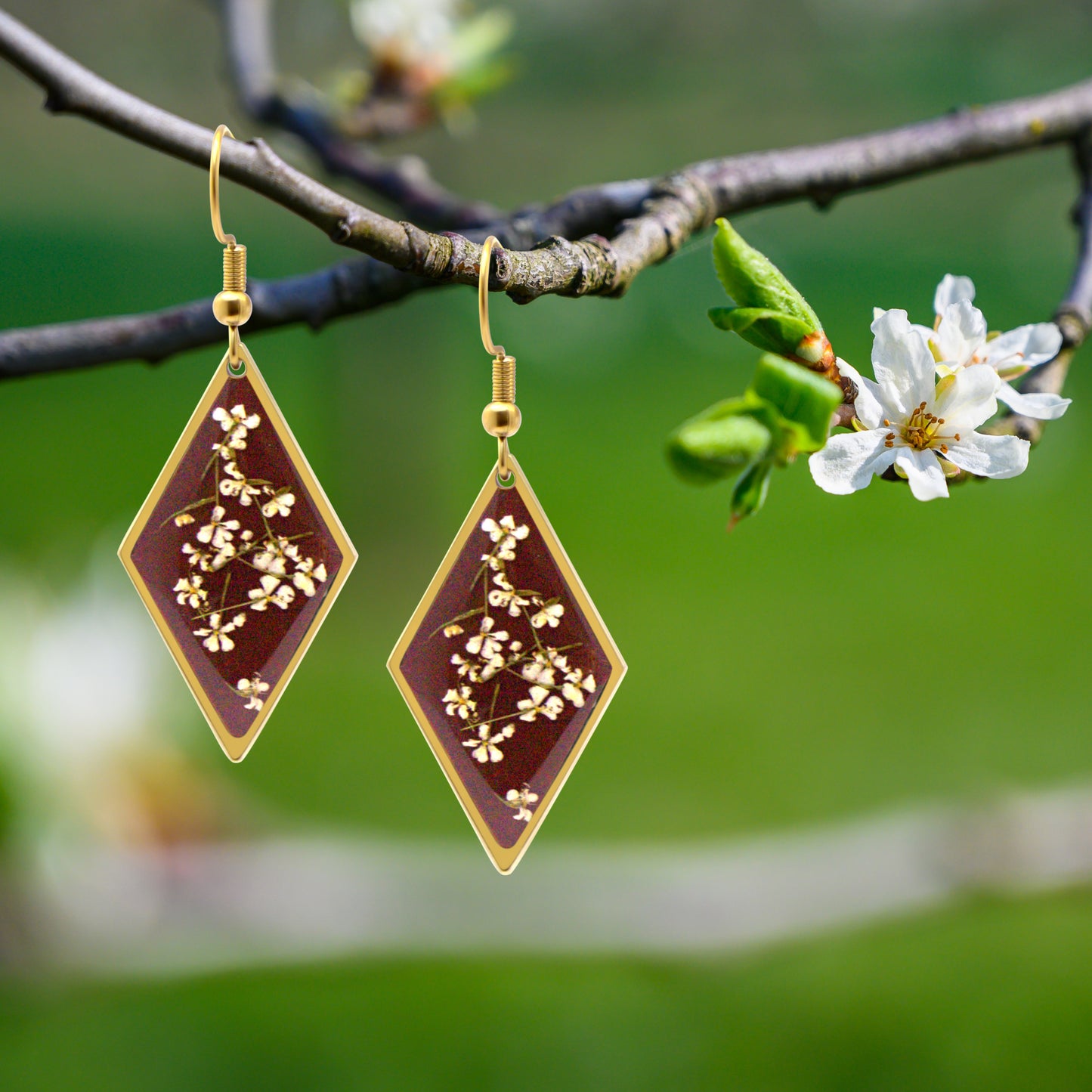 FLO's Crimson Passion Earrings