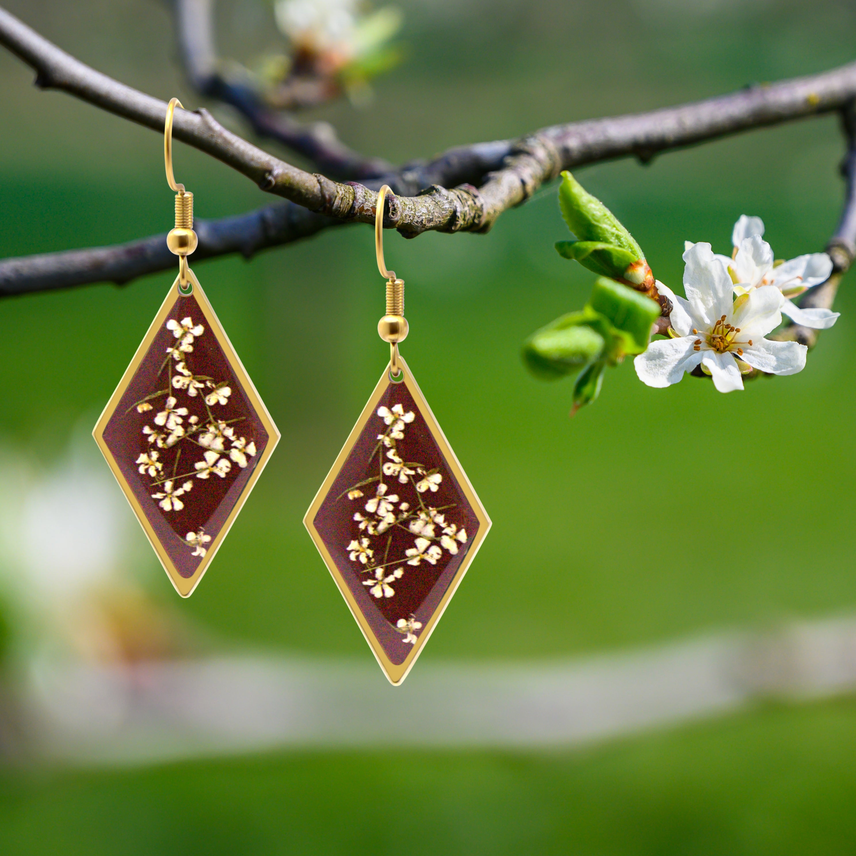 FLO's Crimson Passion Earrings