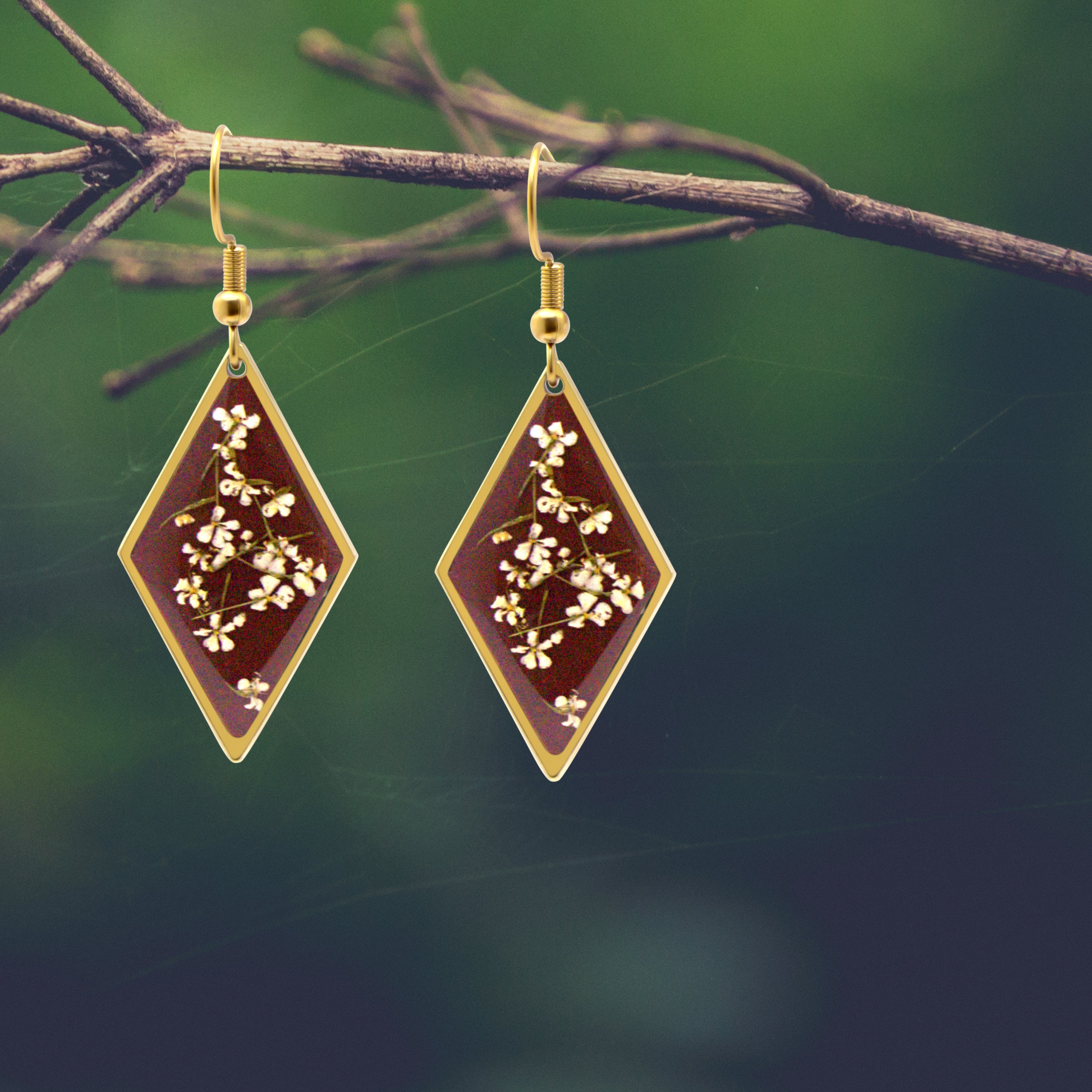 FLO's Crimson Passion Earrings