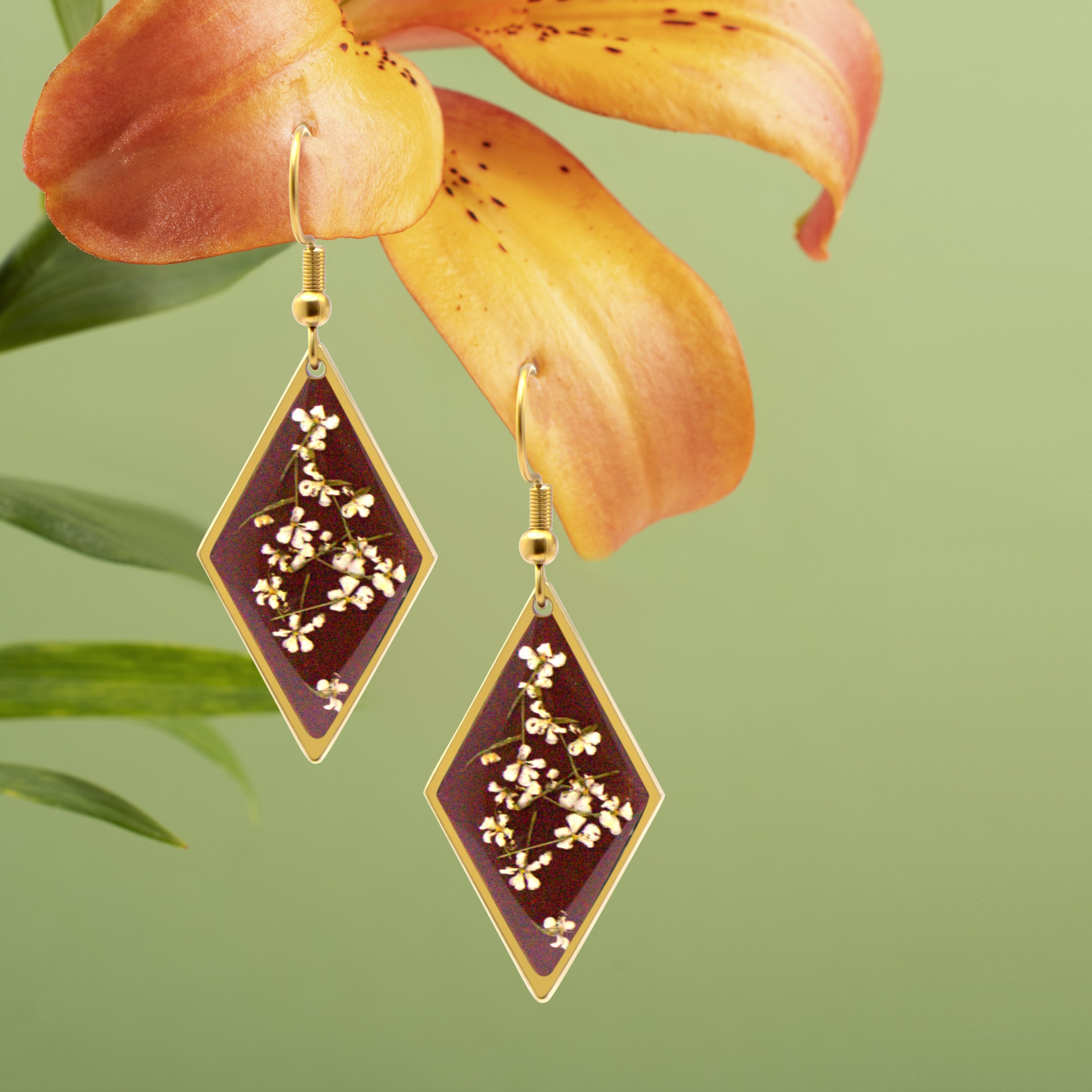 FLO's Crimson Passion Earrings