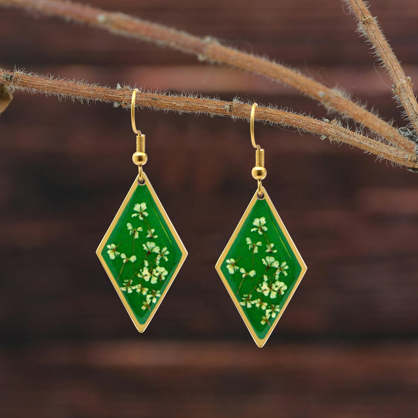 FLO's Emerald Harmony Earrings