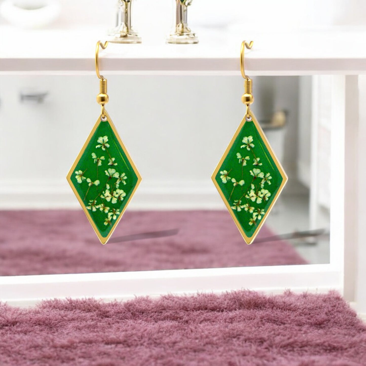FLO's Emerald Harmony Earrings