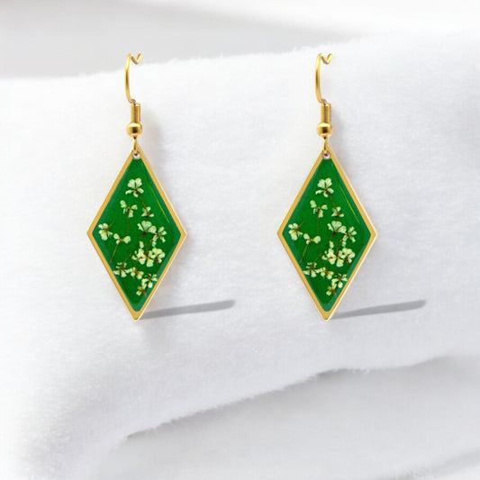 FLO's Emerald Harmony Earrings