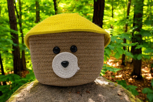 Cubby Bear Crochet Basket
