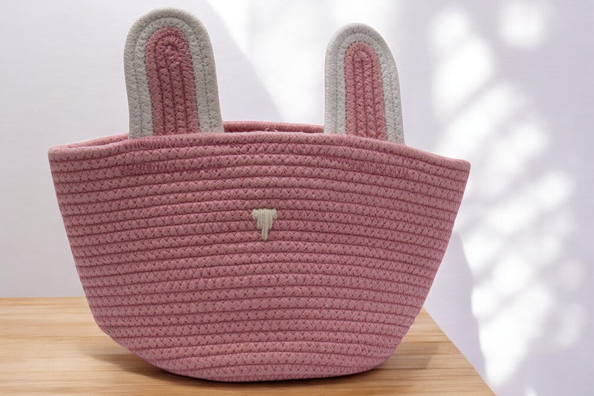 Bunny Ears Crochet Basket