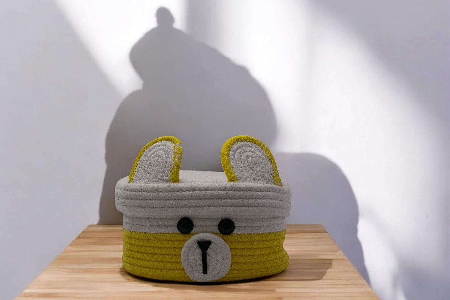 Bunny Face Crochet Storage Basket