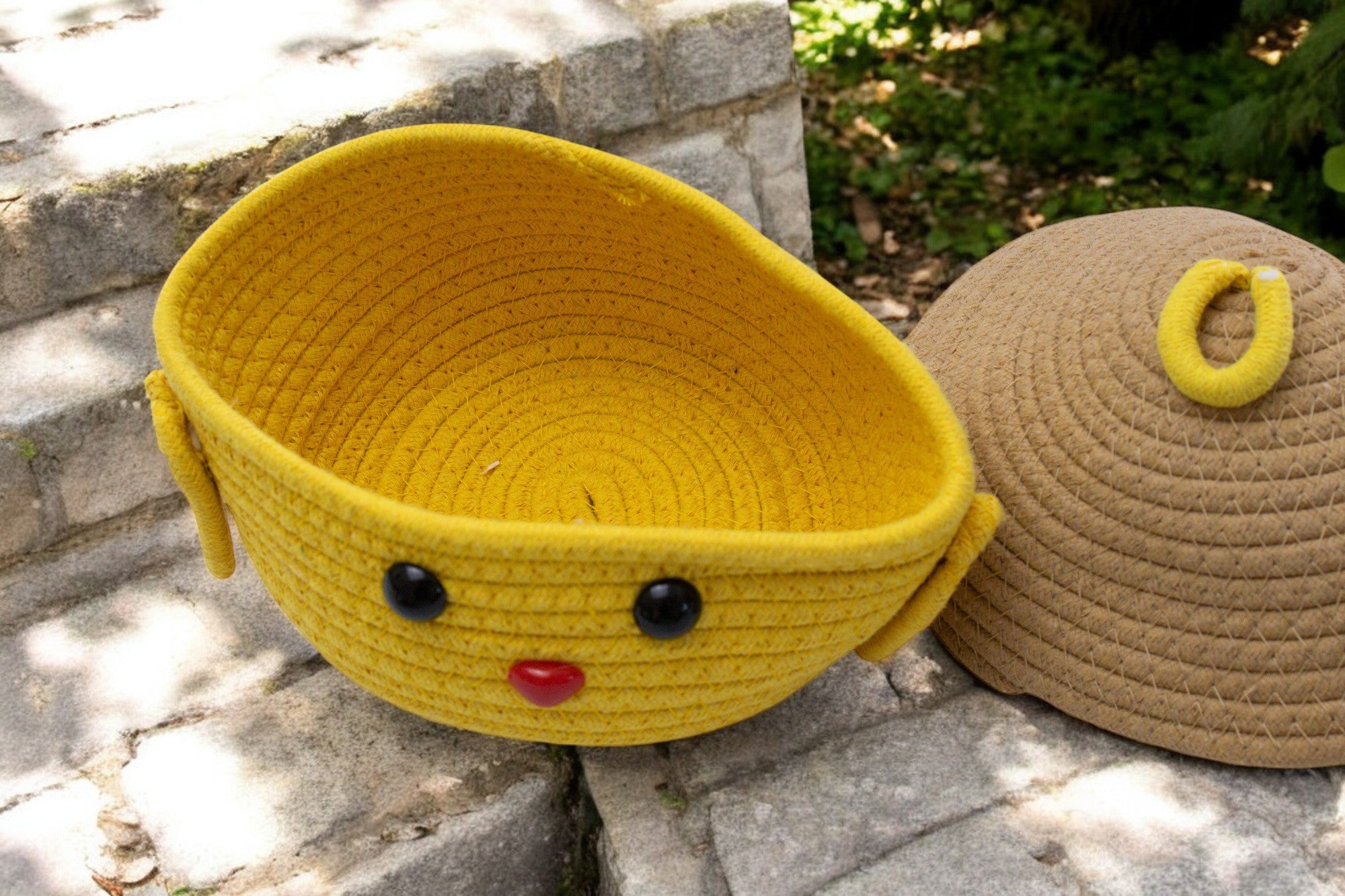 Happy Dumpling Crochet Basket