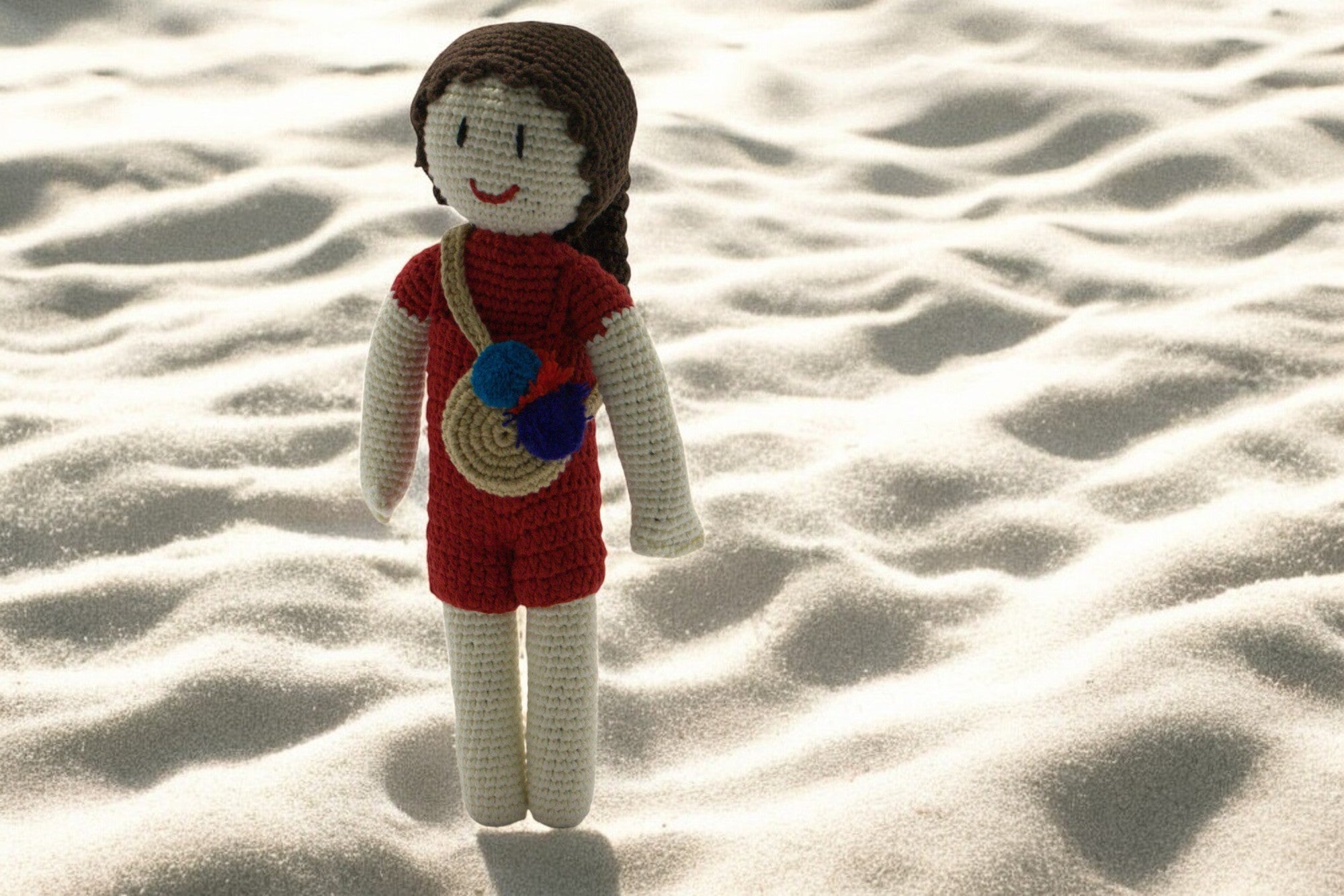 Spirited Companion – Lady in Red Crochet Toy