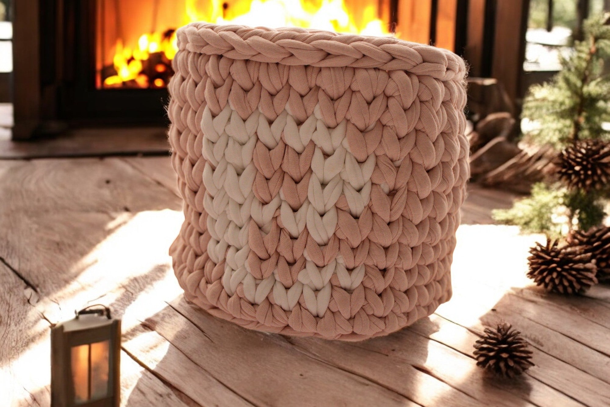 LOVE Crochet Basket Set