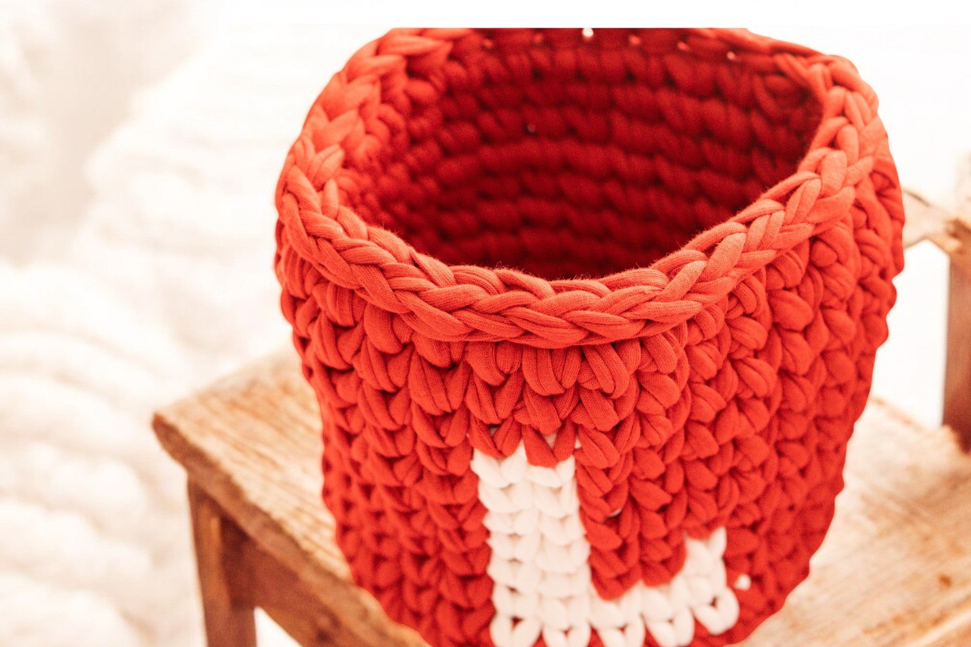 LOVE Crochet Basket Set
