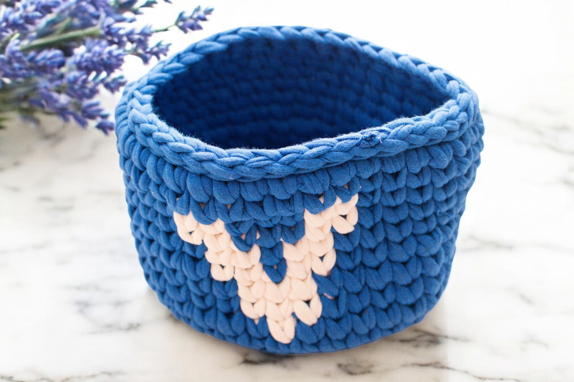 LOVE Crochet Basket Set