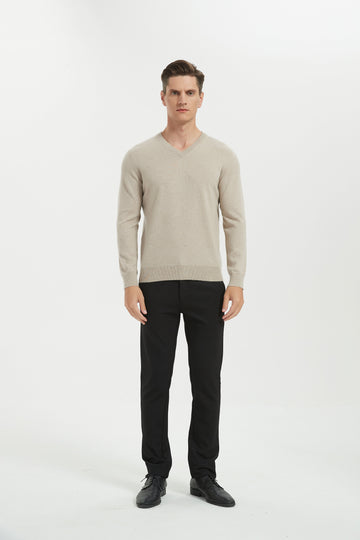 Men's Baby Cashmere V-Neck Sweater