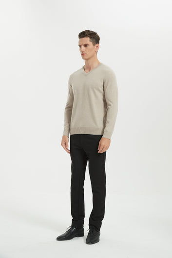 Men's Baby Cashmere V-Neck Sweater