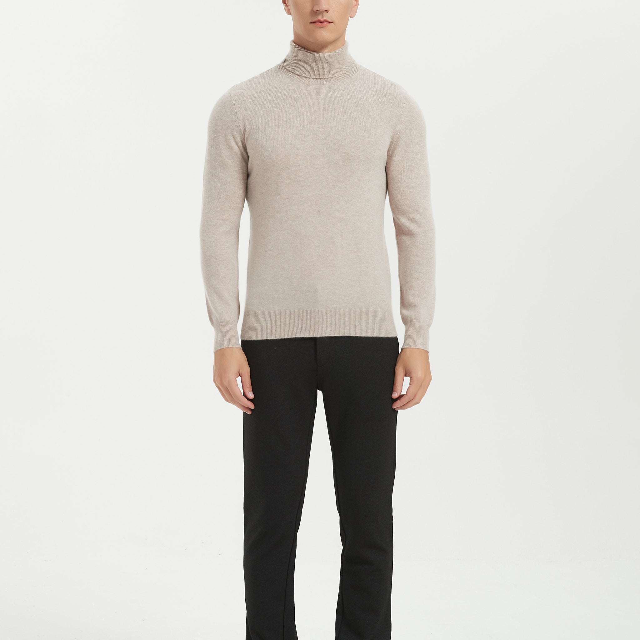 Men's Grade-A Cashmere Turtleneck Sweater