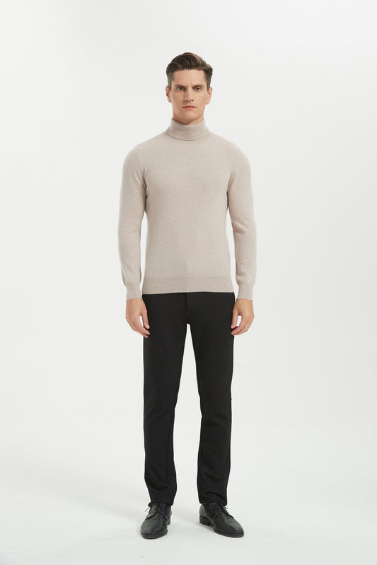 Men's Grade-A Cashmere Turtleneck Sweater