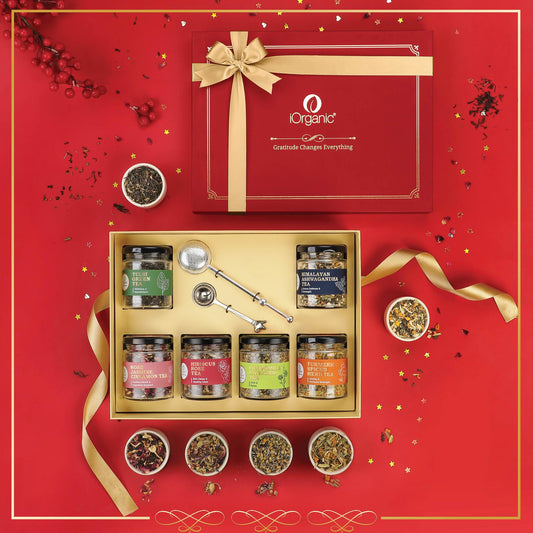 Celebri-tea Ritual Gift Box | 6 Wellness Teas | Premium Teaware